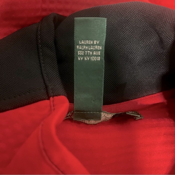 Lauren Ralph Lauren Active Women Large Embroidered Logo Front Vest & Back Neck - Picture 8 of 11